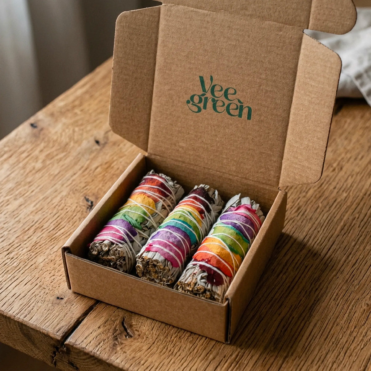 Coffret Sauge Blanche 7 Chakras x3