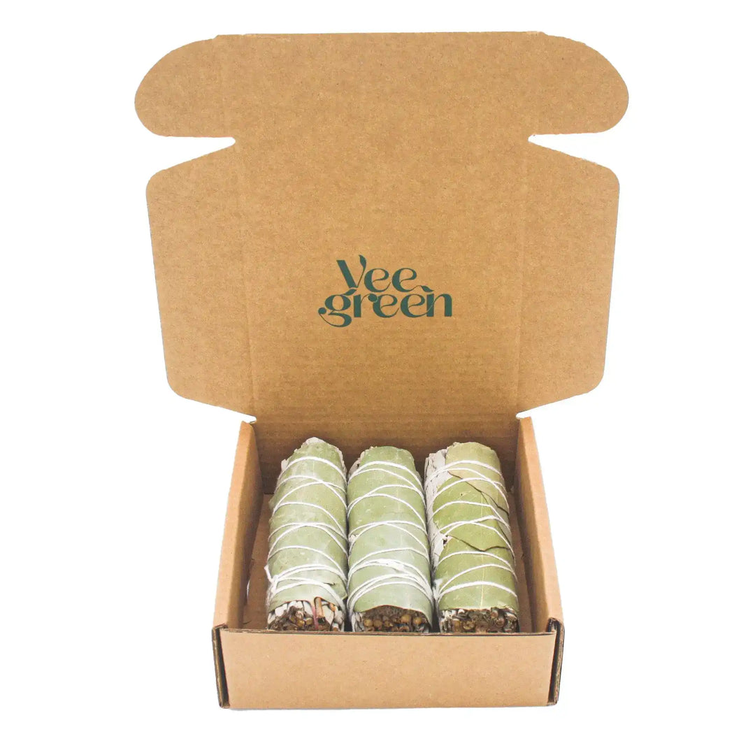 Encens naturel sauge blanche eucalyptus à brûler 